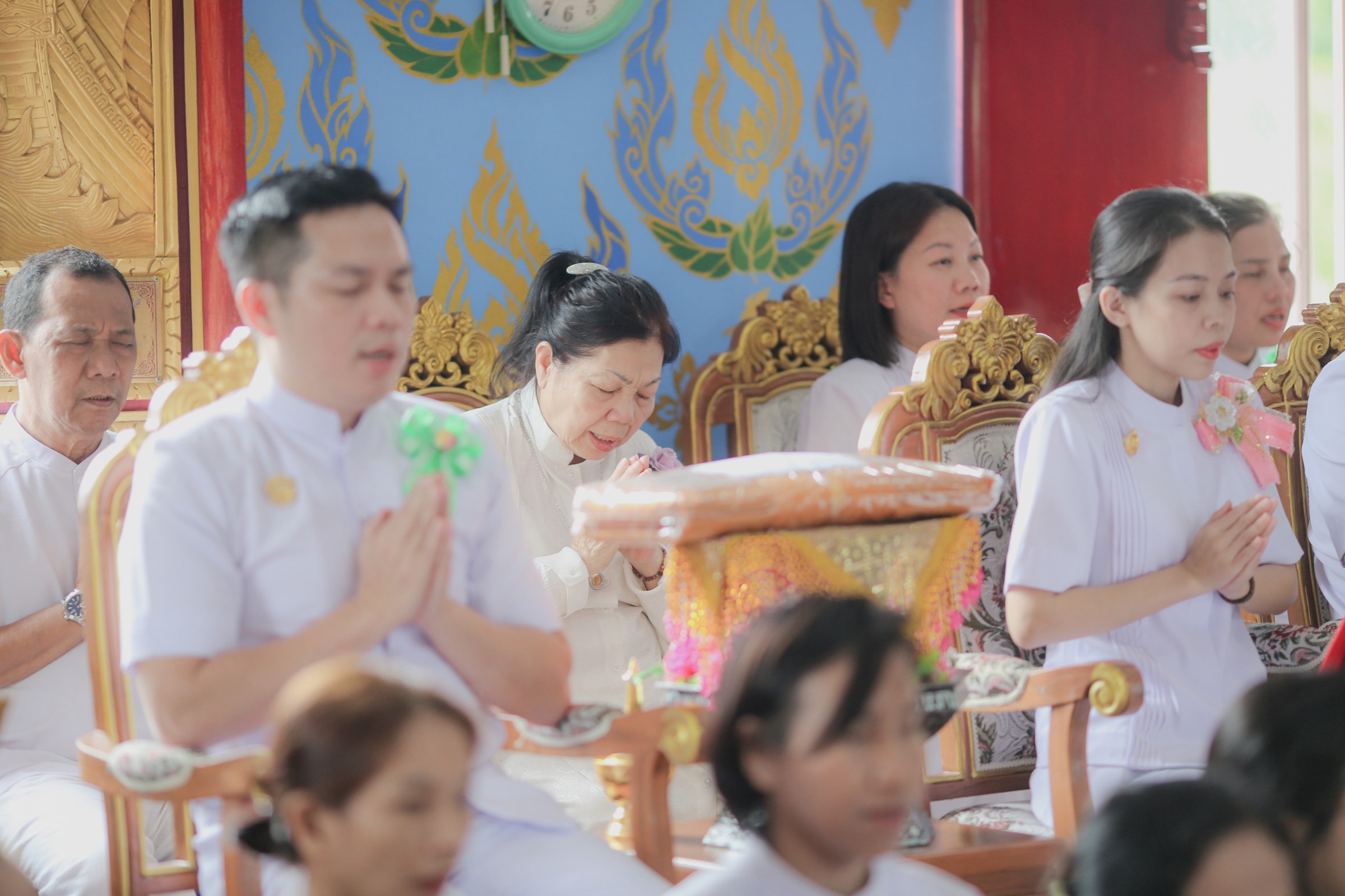 ภาพร่วมพิธีกรรมวัดโนนสว่าง