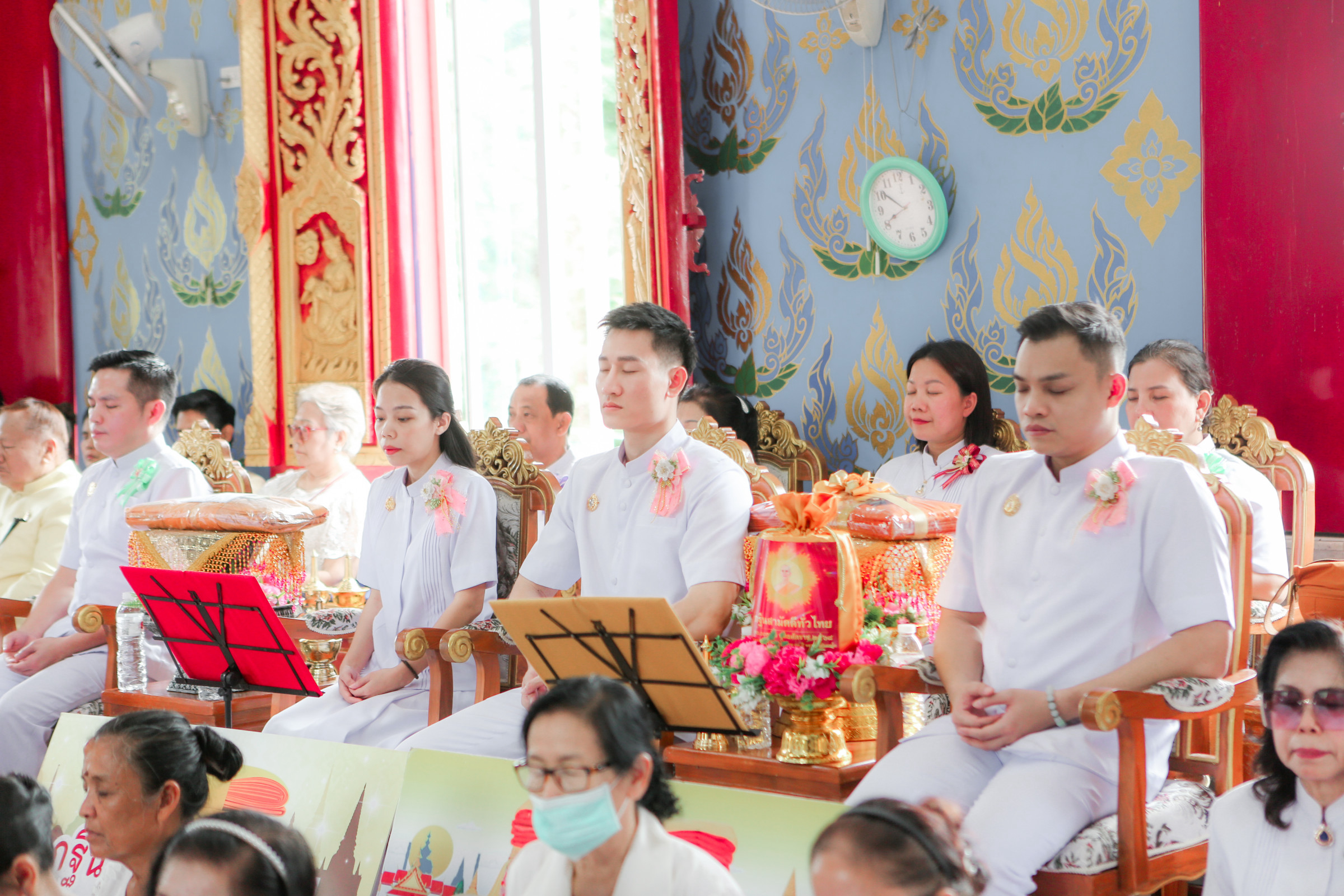 ภาพร่วมพิธีกรรมวัดโนนสว่าง