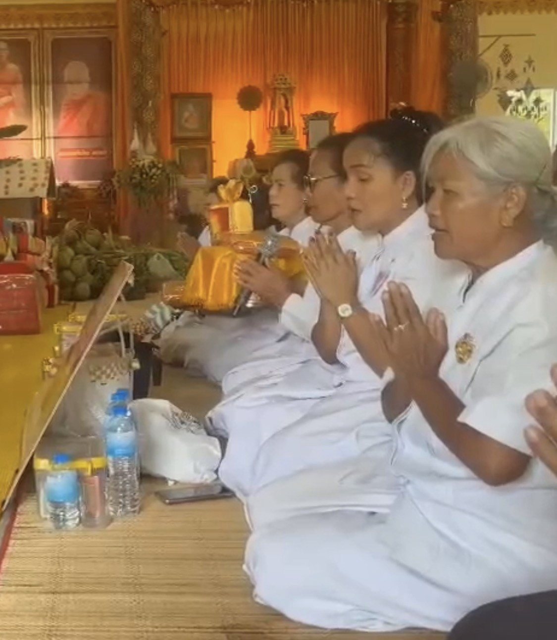 ภาพกล่าวคำถวายกฐินวัดดงยายเภา