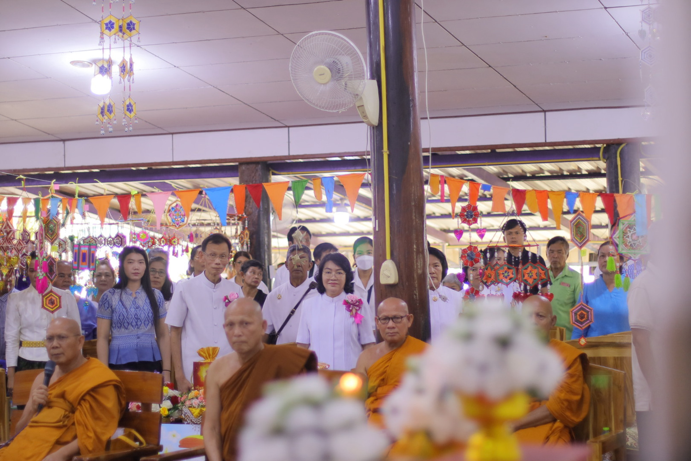 ภาพร่วมพิธีกรรมวัดโคกเจริญ