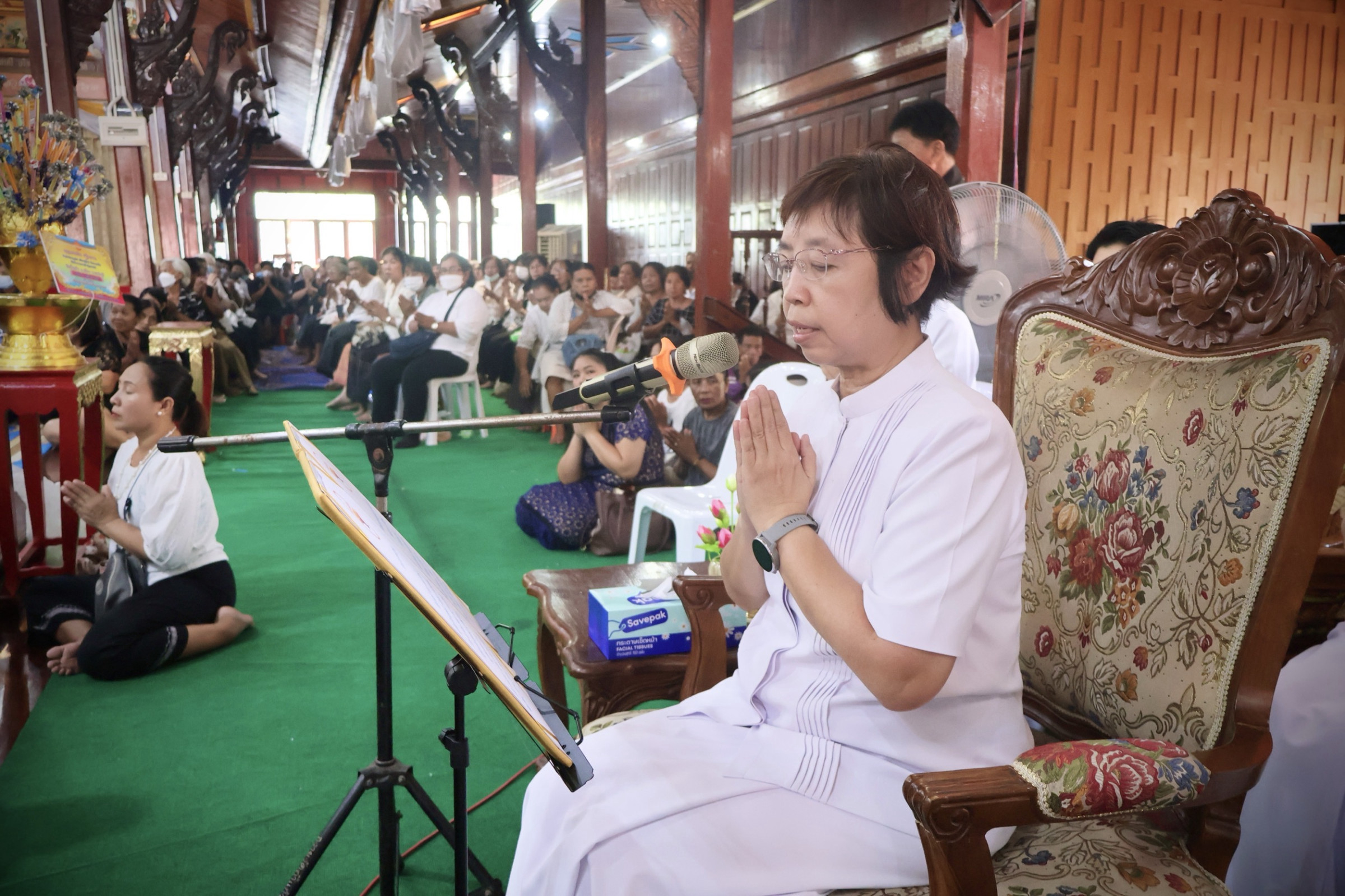 ภาพกล่าวคำถวายกฐินวัดถ้ำแก้ว