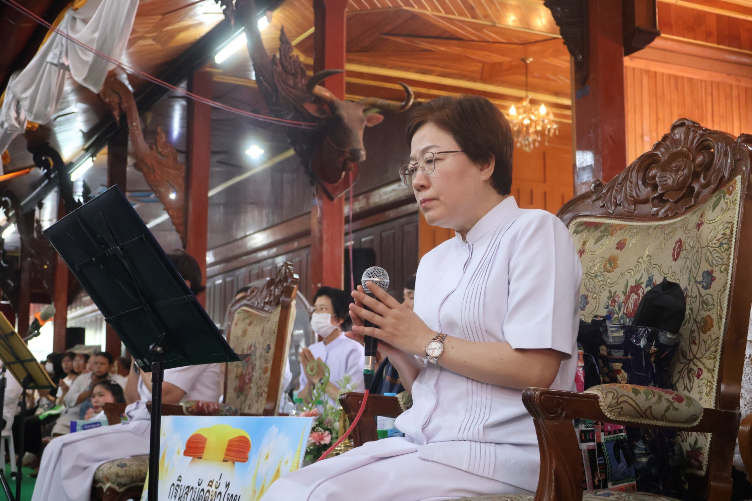 ภาพร่วมพิธีกรรมวัดถ้ำแก้ว