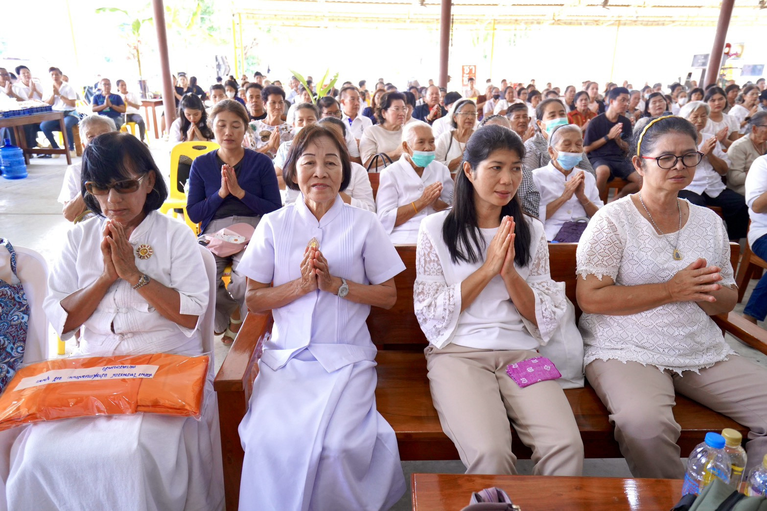 ภาพร่วมพิธีกรรมวัดวังมะนาว
