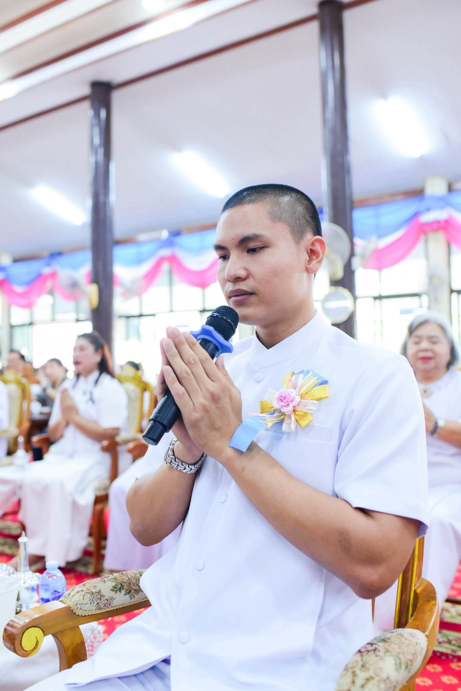 ภาพกล่าวคำถวายกฐินวัดเกาะแก้วเวฬุวัน