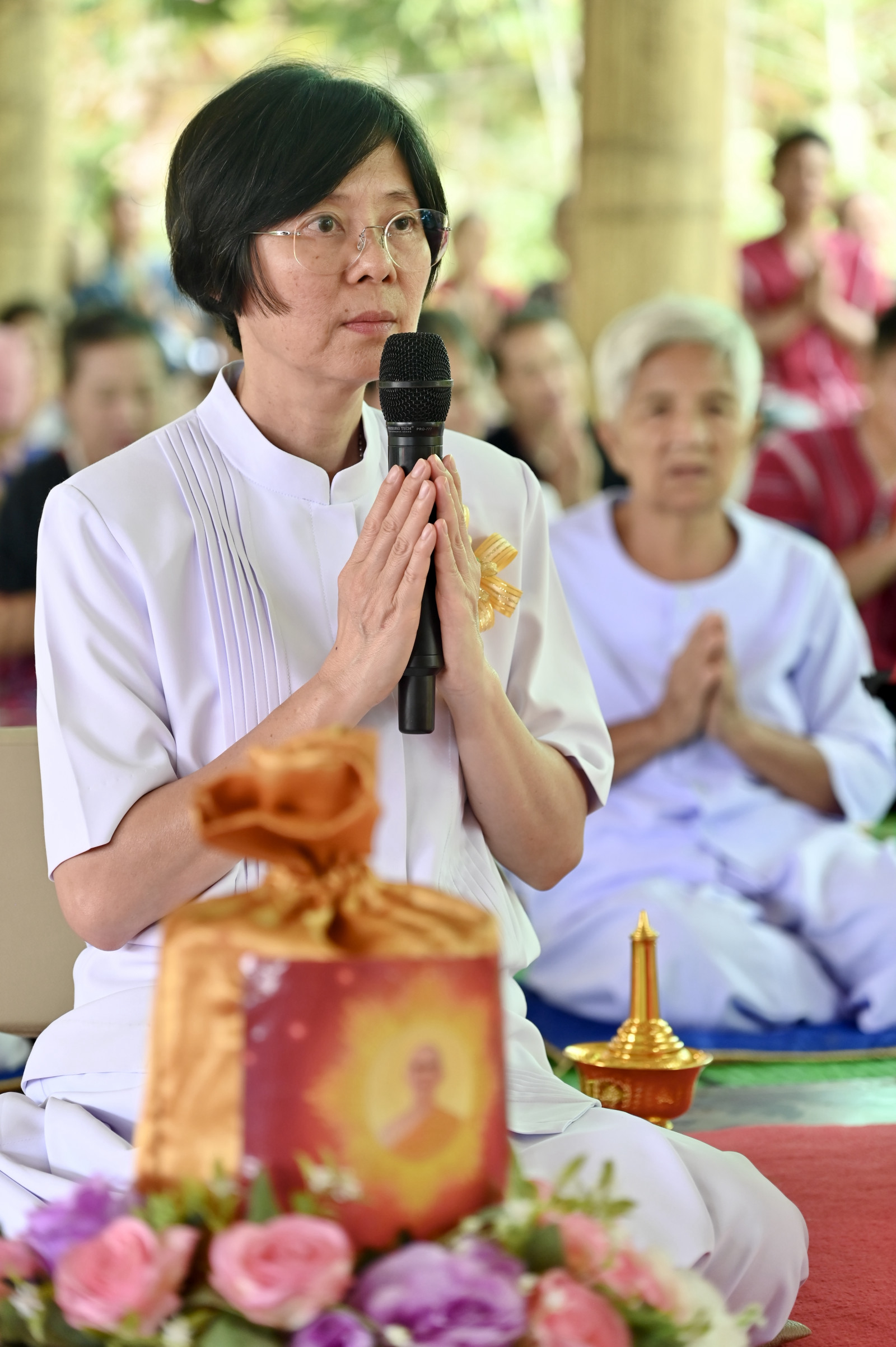 ภาพร่วมพิธีกรรมวัดศูนย์อบรมเยาวชนสบเมย