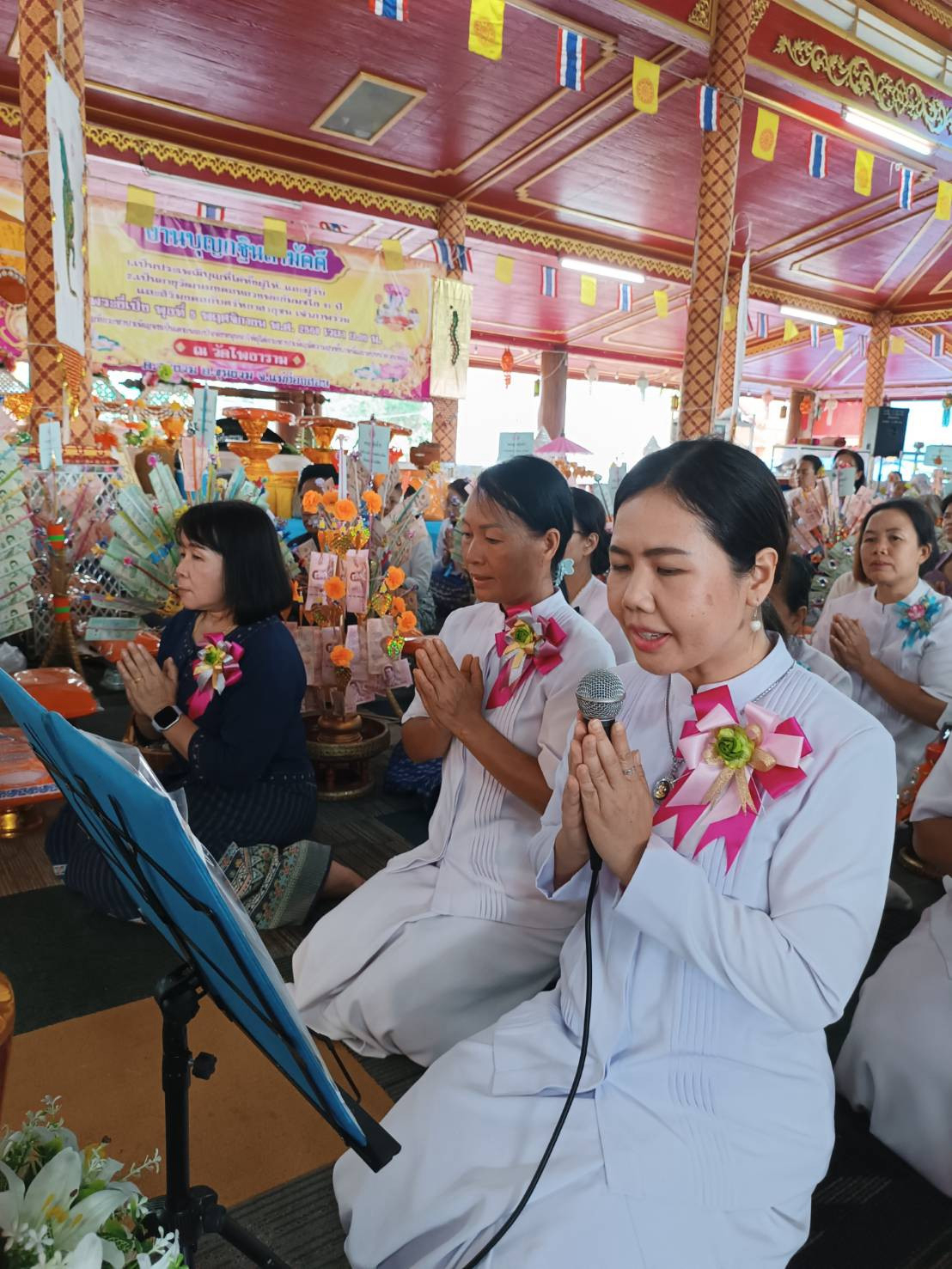 ภาพร่วมพิธีกรรมวัดโพธาราม