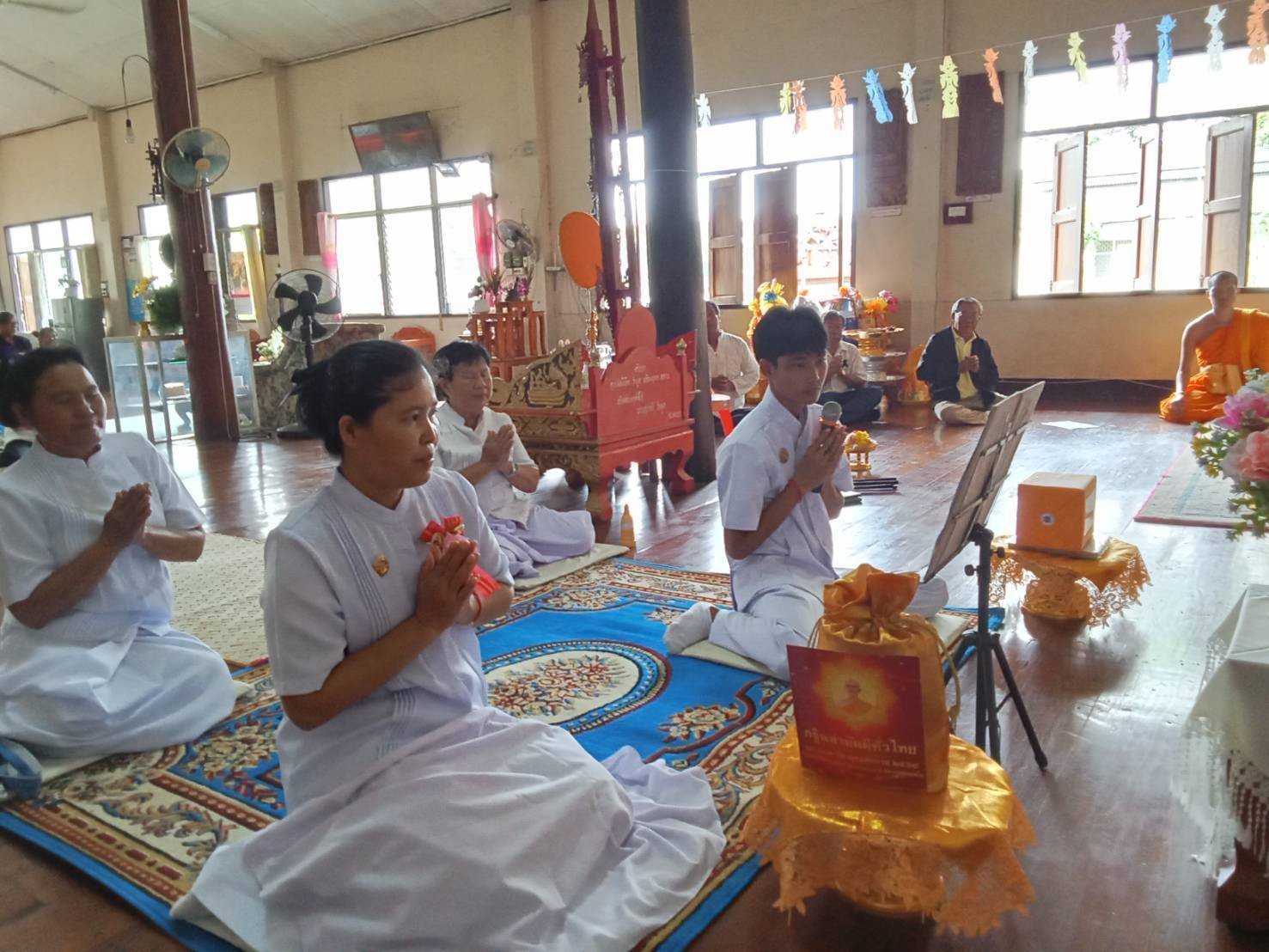 ภาพกล่าวคำถวายกฐินวัดแม่ลาน้อย