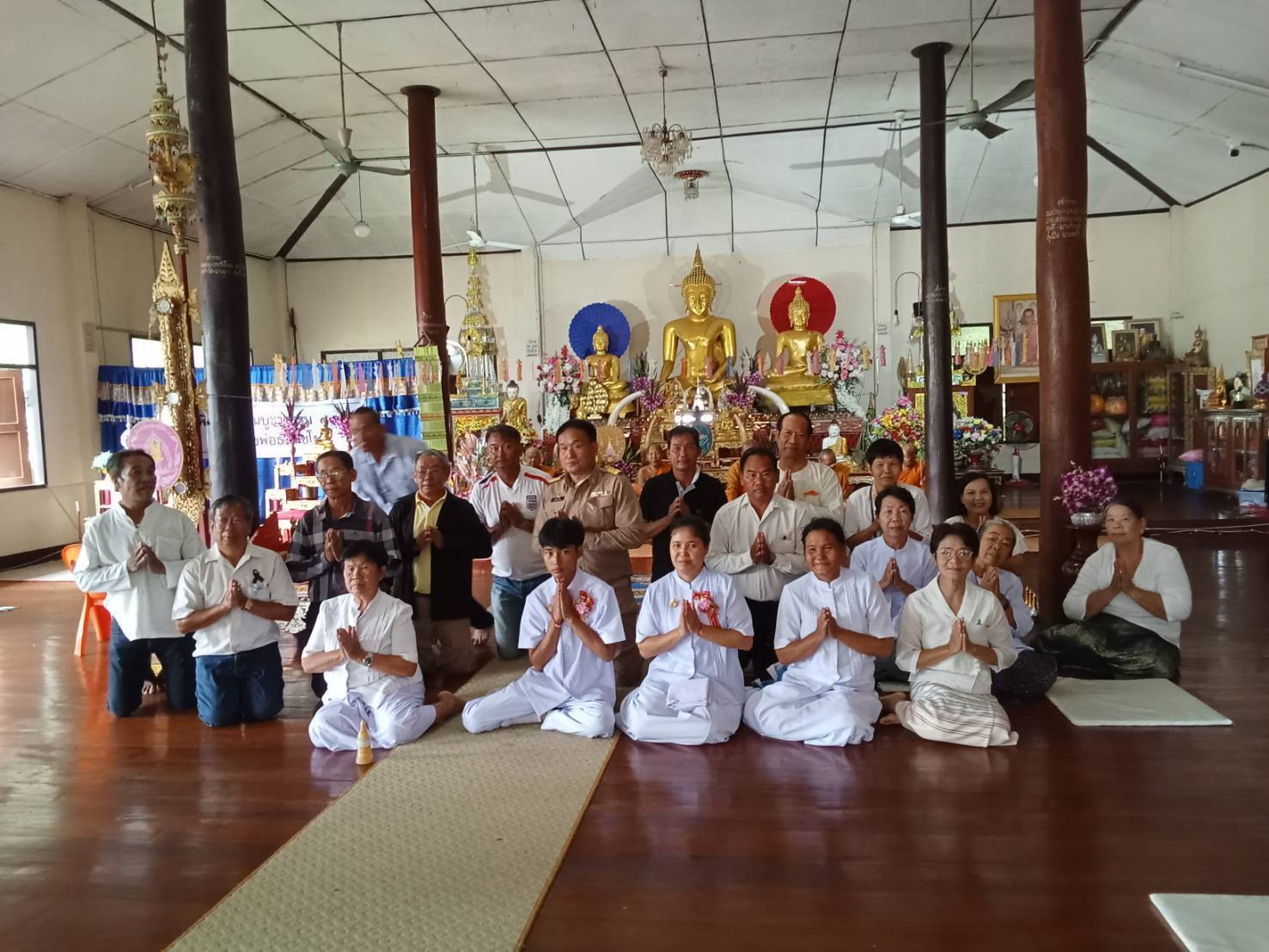 ภาพร่วมพิธีกรรมวัดแม่ลาน้อย