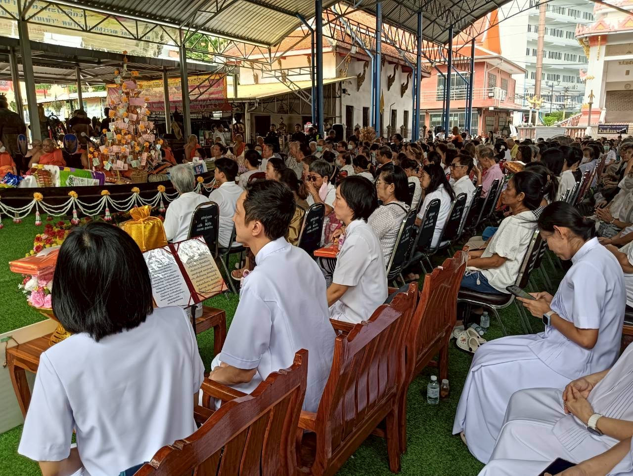 ภาพร่วมพิธีกรรมวัดสุทธาราม