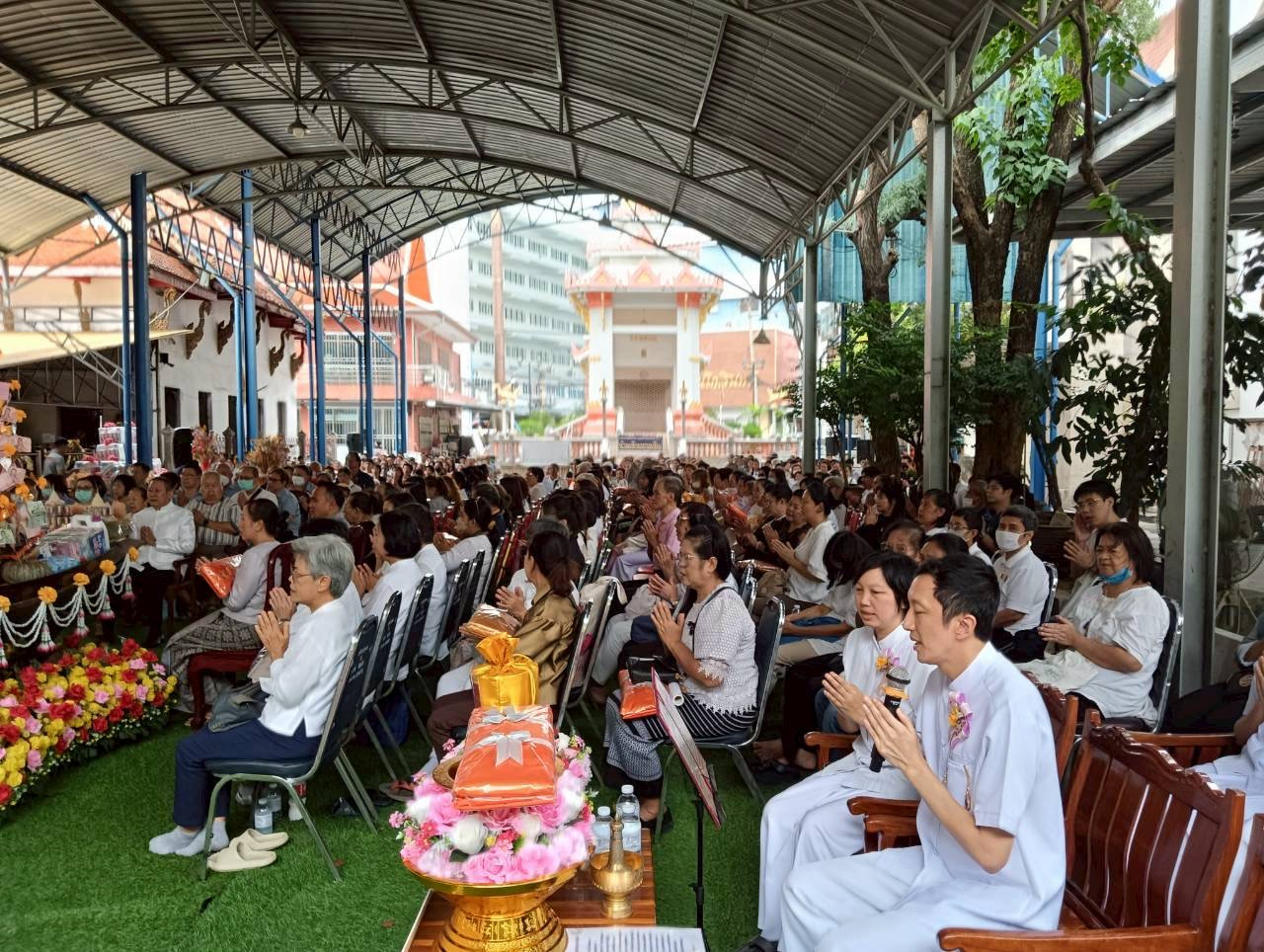 ภาพร่วมพิธีกรรมวัดสุทธาราม