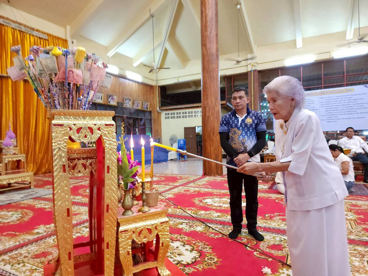 ภาพร่วมพิธีกรรมวัดเถรพลาย