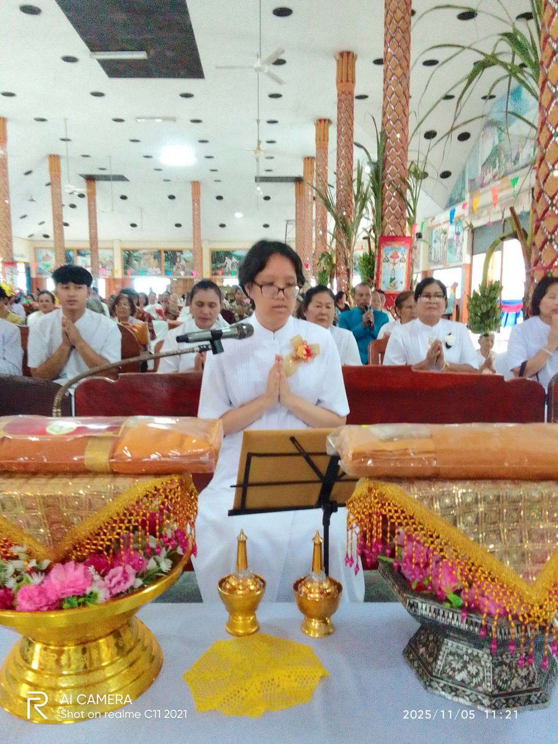 ภาพกล่าวคำถวายกฐินวัดเขากระโดนวนาราม