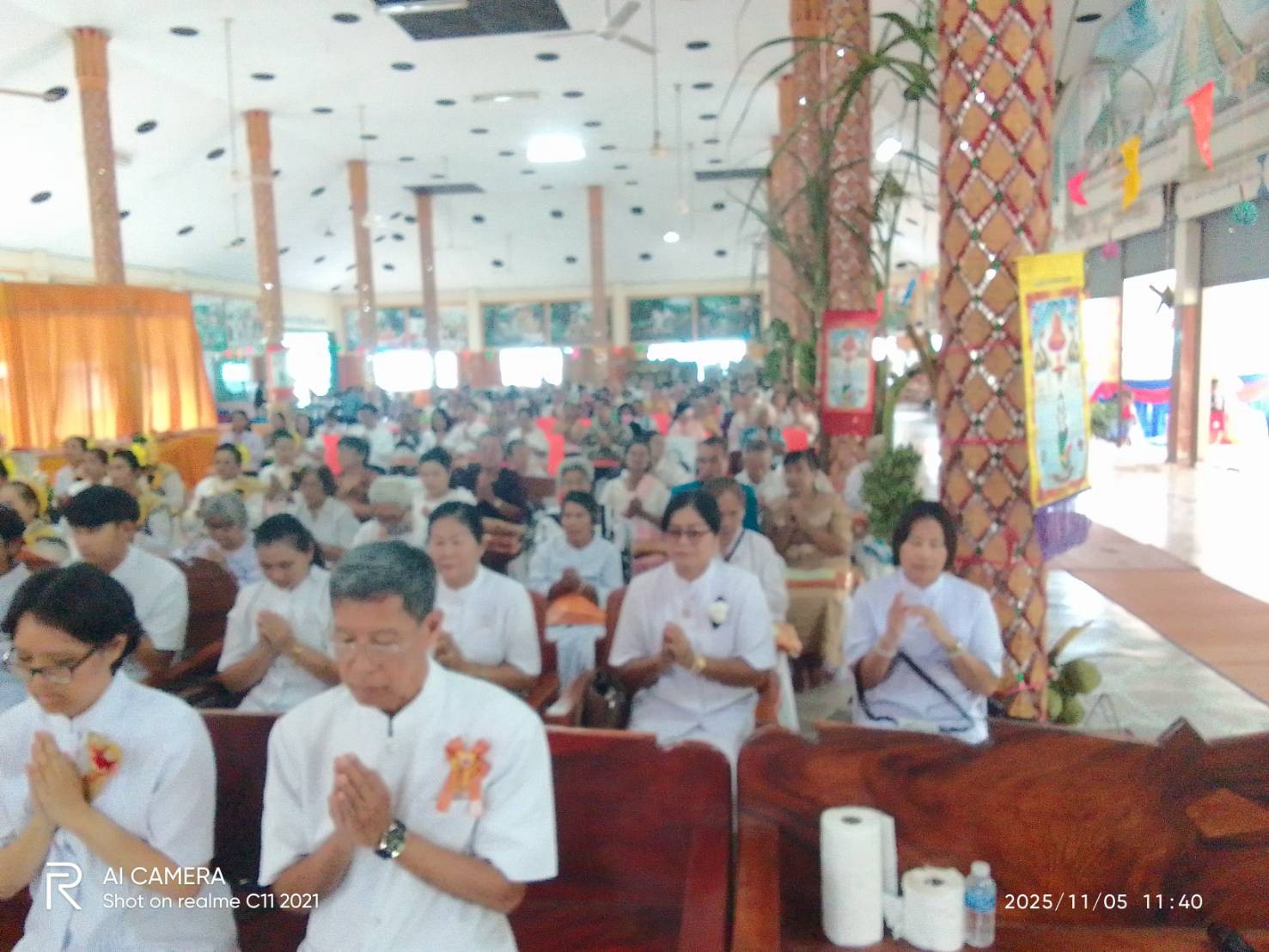 ภาพร่วมพิธีกรรมวัดเขากระโดนวนาราม