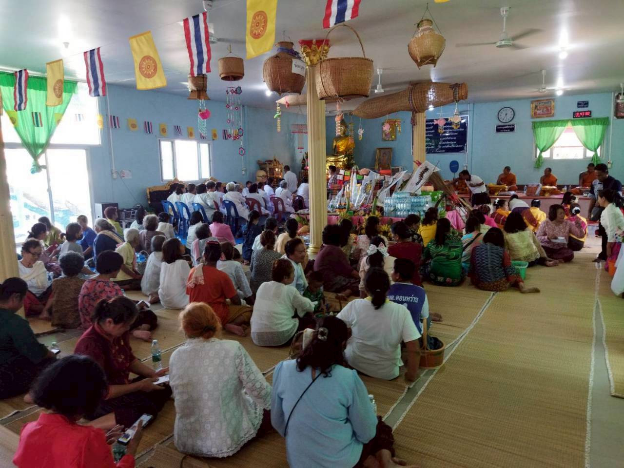 ภาพร่วมพิธีกรรมวัดโพธิ์ศรีเชียงเหียน