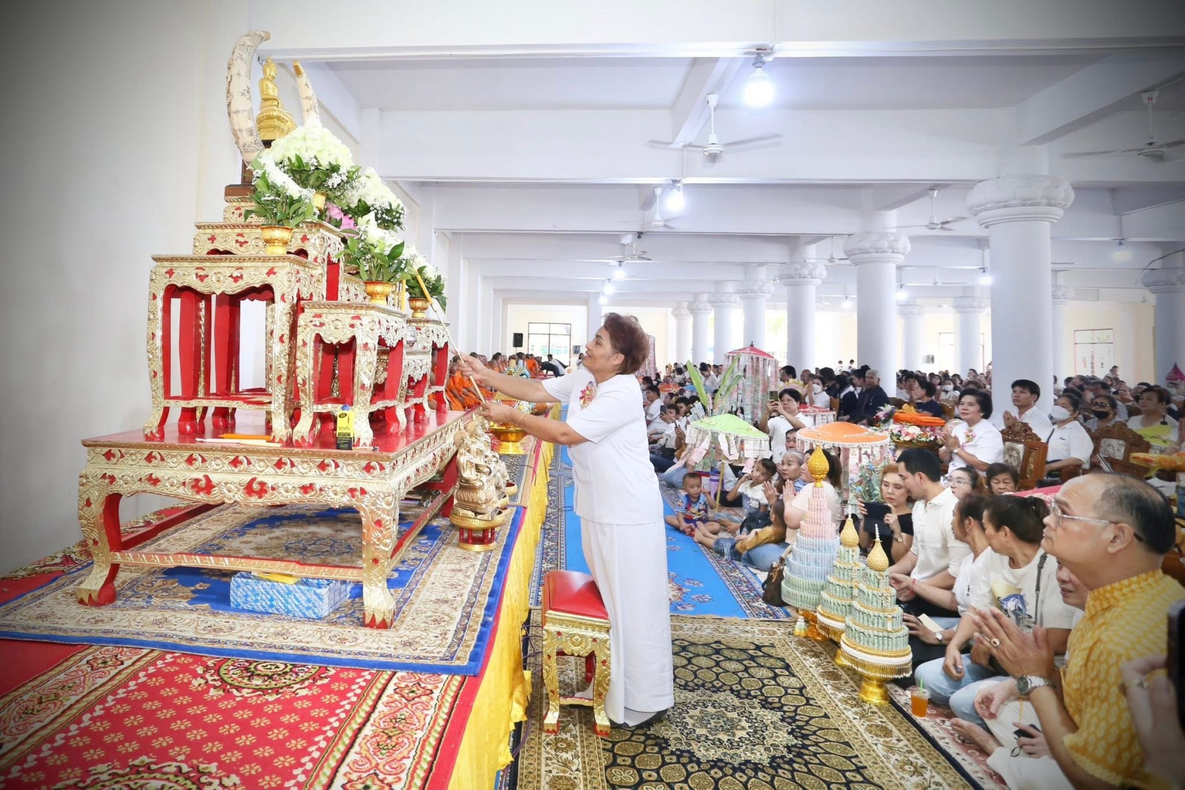 ภาพร่วมพิธีกรรมวัดหัวกระบือ