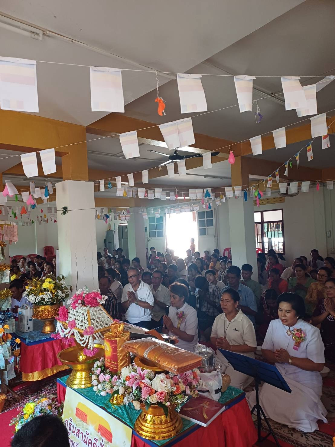 ภาพกล่าวคำถวายกฐินสำนักสงฆ์ลักษมัญ