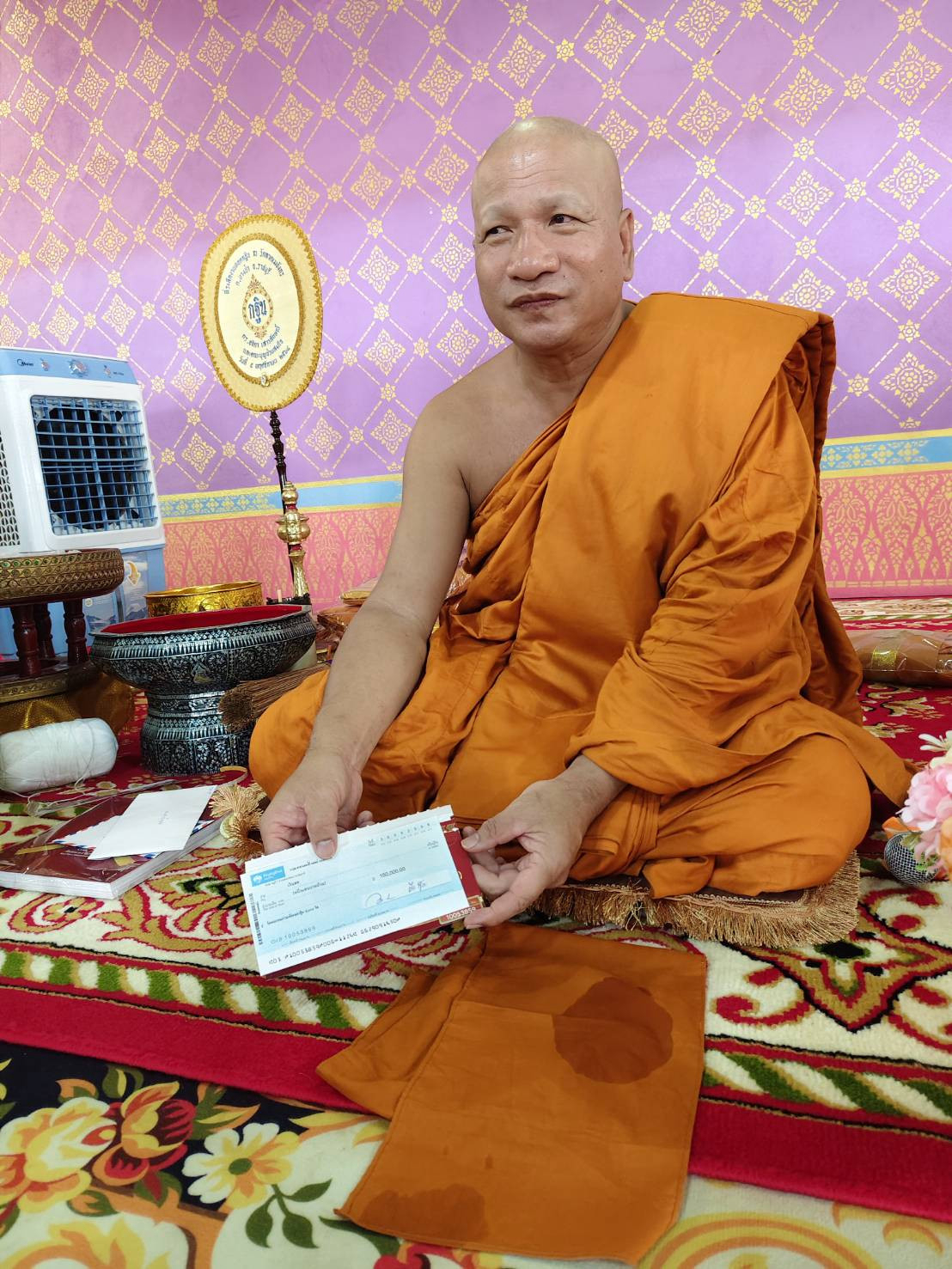 ภาพร่วมพิธีกรรมวัดลาดเมธังกร(ลาด)