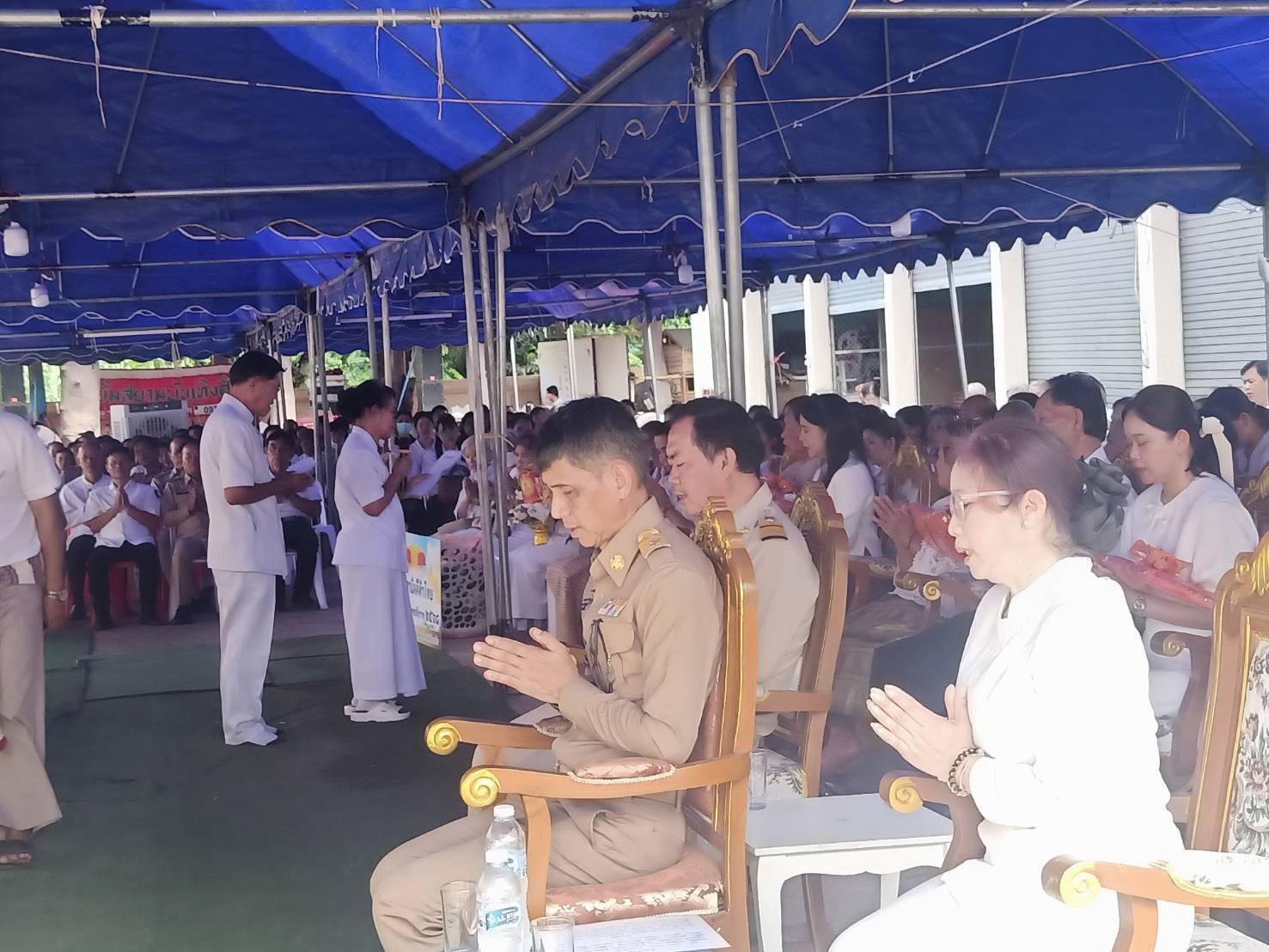 ภาพกล่าวคำถวายกฐินวัดบ้านนาไม้แดง