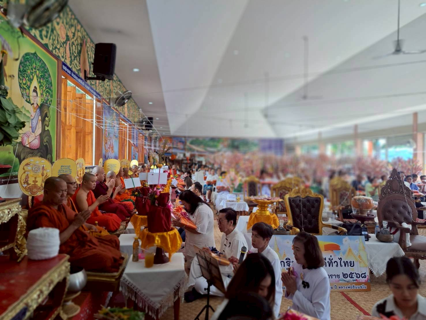 ภาพกล่าวคำถวายกฐินวัดทุ่งบอน(ป่าเหว)