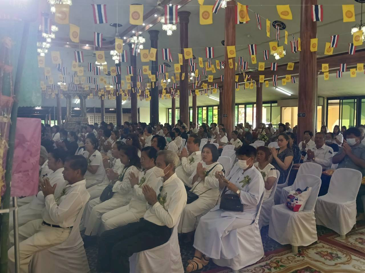 ภาพร่วมพิธีกรรมวัดโพธิ์สังฆาราม