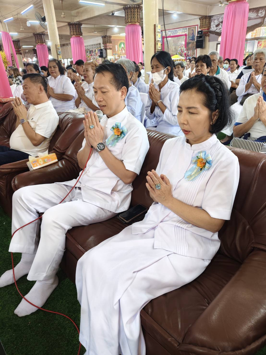 ภาพกล่าวคำถวายกฐินวัดทับกระดาน