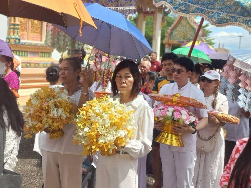 ภาพร่วมพิธีกรรมวัดสว่างอารมณ์ (หอมแก้วอุทิศ)