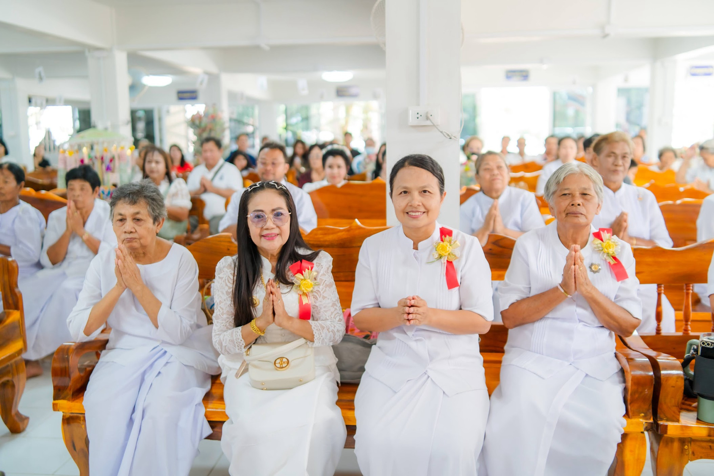 ภาพร่วมพิธีกรรมวัดมณีโสภณ ซอย17