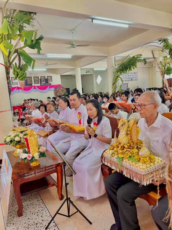 ภาพกล่าวคำถวายกฐินวัดใหม่โพธิ์ทอง