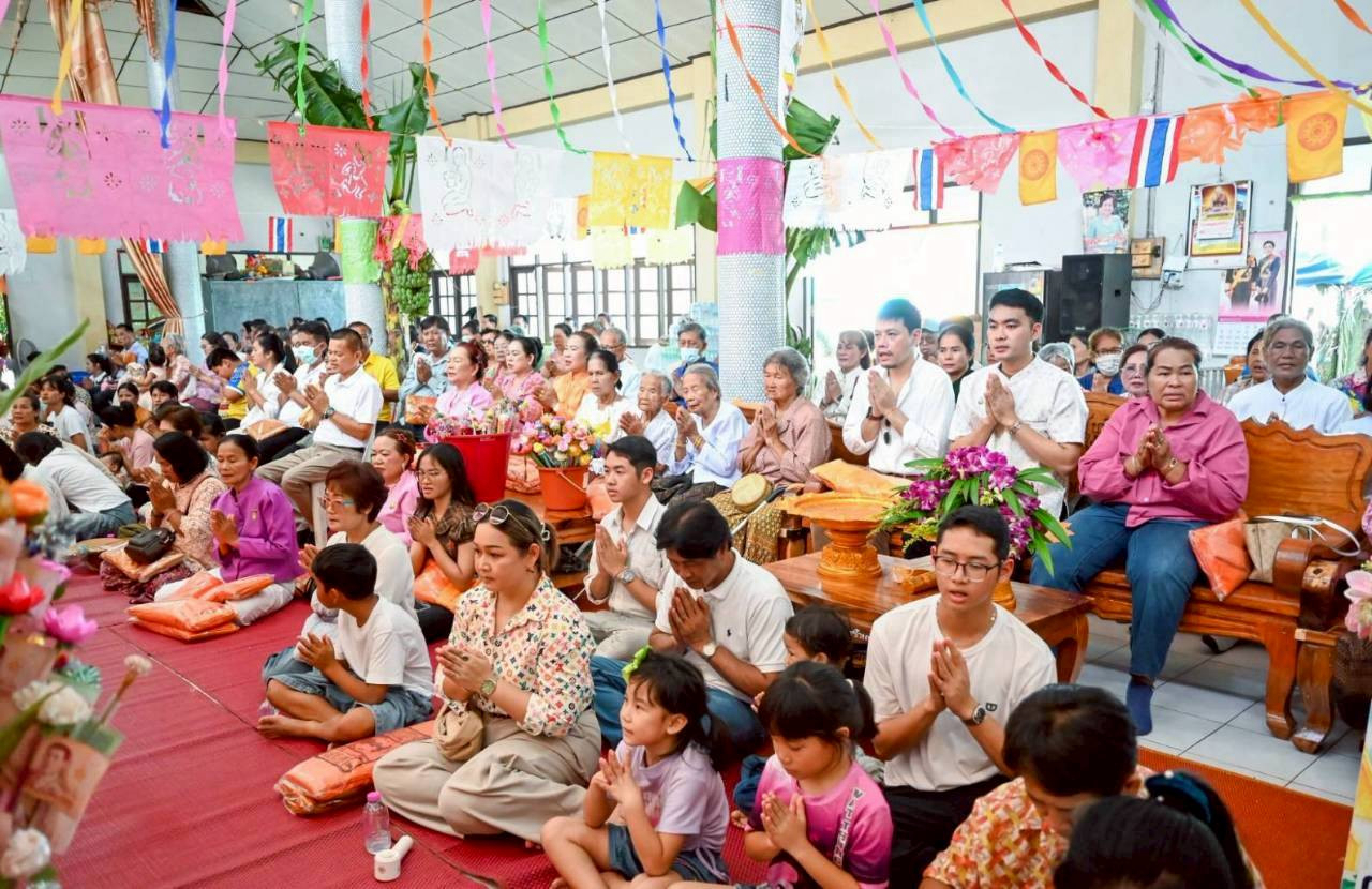 ภาพร่วมพิธีกรรมวัดสิริธรรมโสภณ