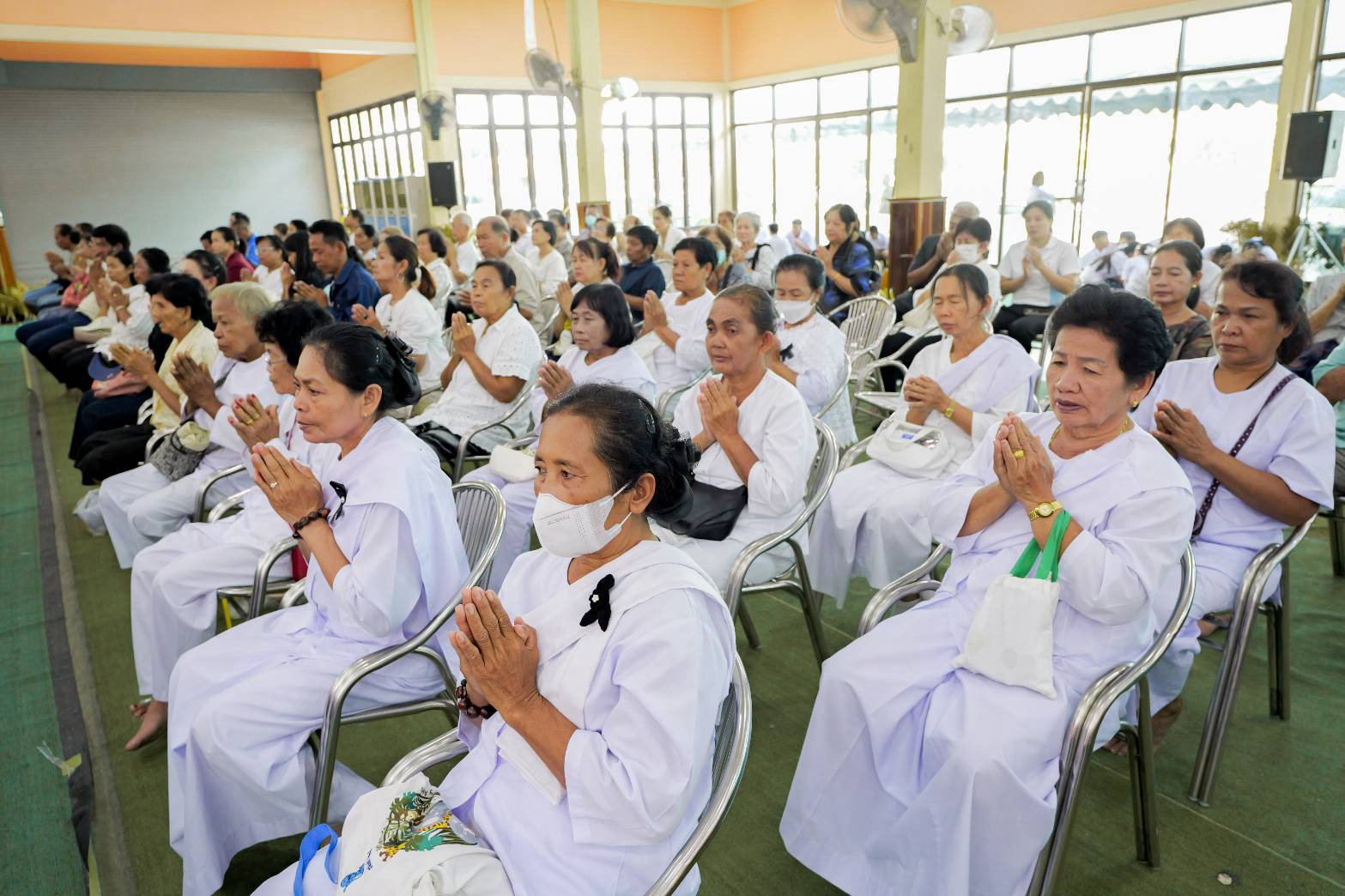 ภาพร่วมพิธีกรรมวัดเลิศดุสิตาราม