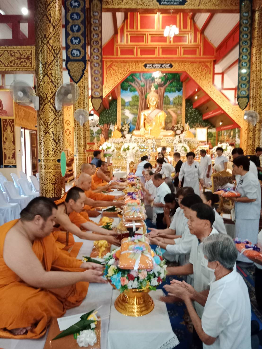 ภาพร่วมพิธีกรรมวัดหนองตอง