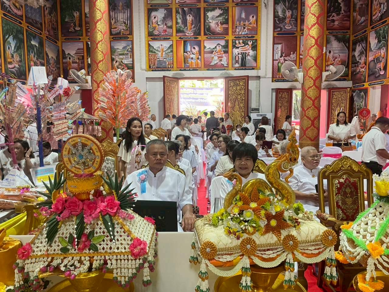 ภาพร่วมพิธีกรรมวัดสุวรรณบรรพต