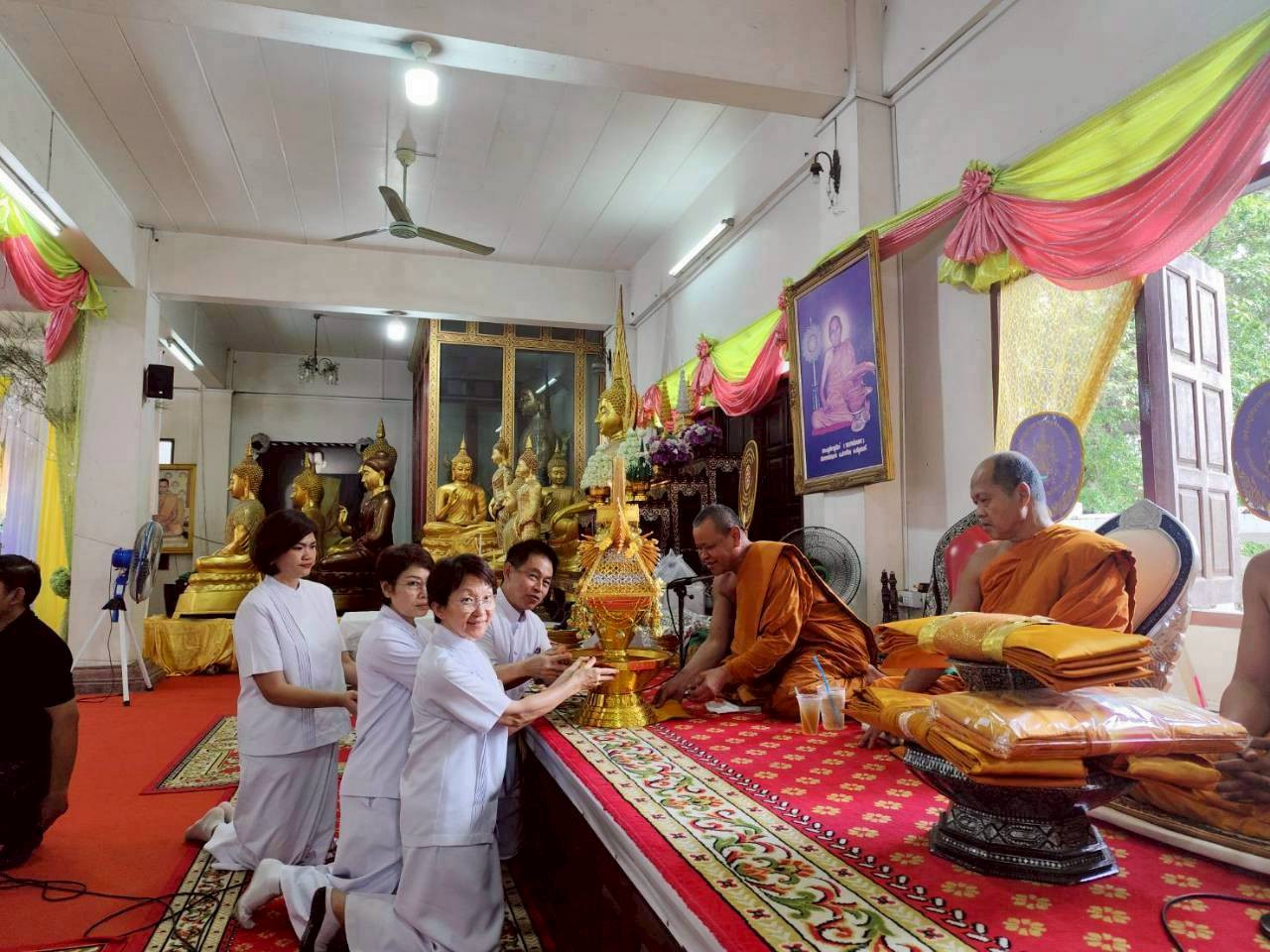 ภาพร่วมพิธีกรรมวัดบางเตยกลาง