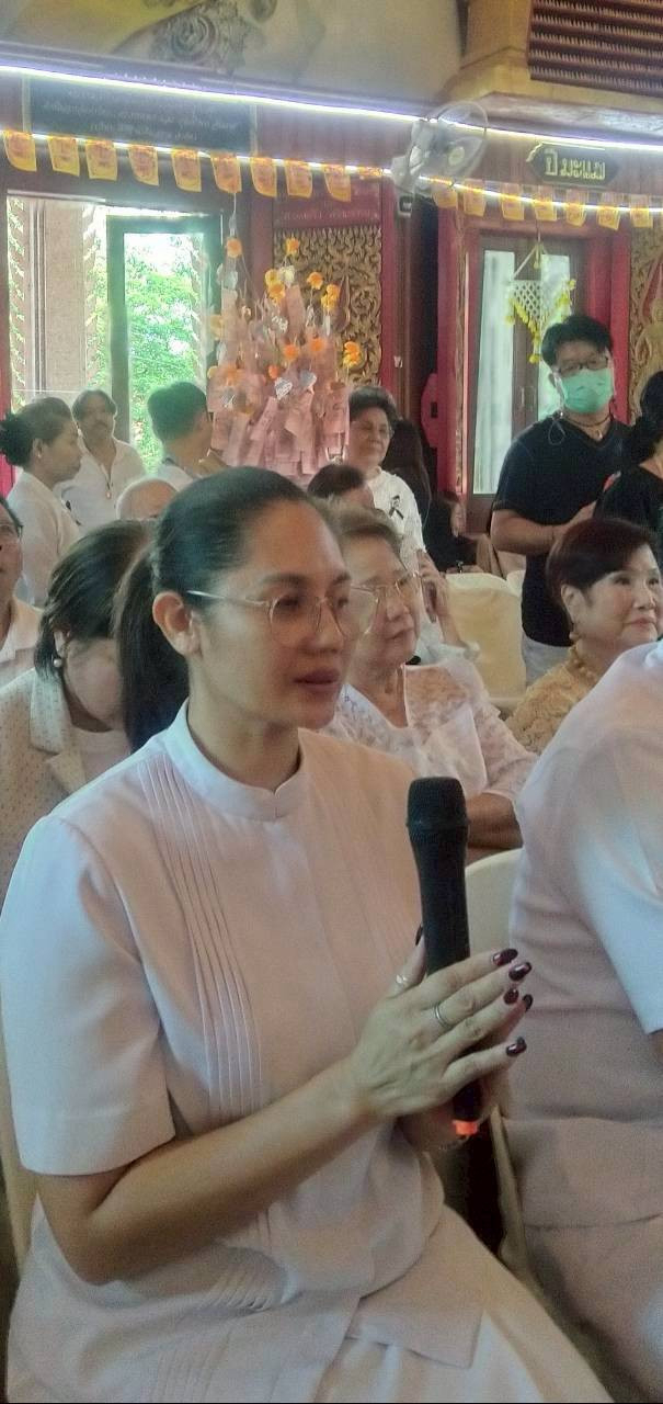 ภาพกล่าวคำถวายกฐินวัดอัมพุวราราม