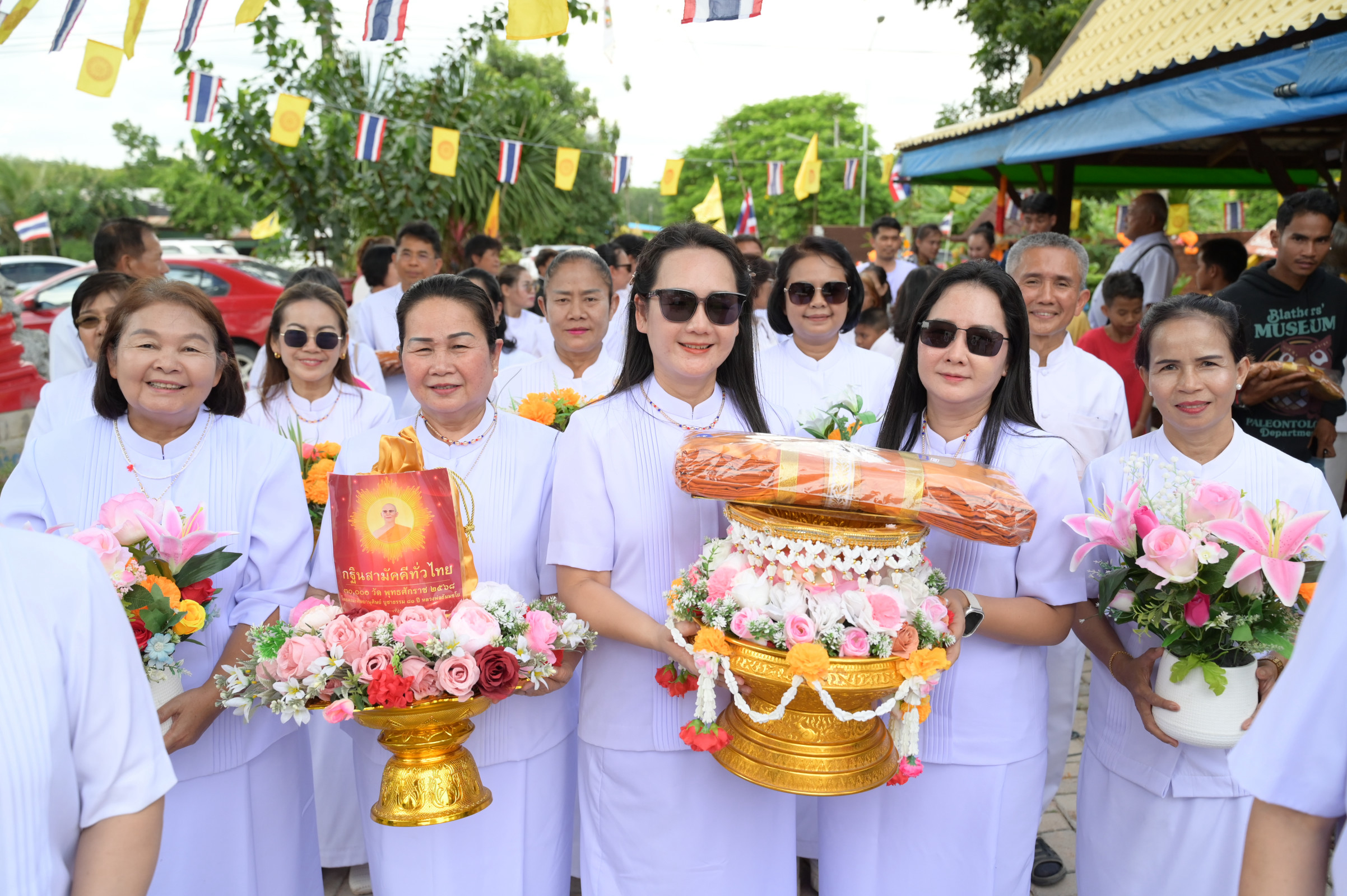 ภาพร่วมพิธีกรรมวัดป่าศรีสุขวนาราม