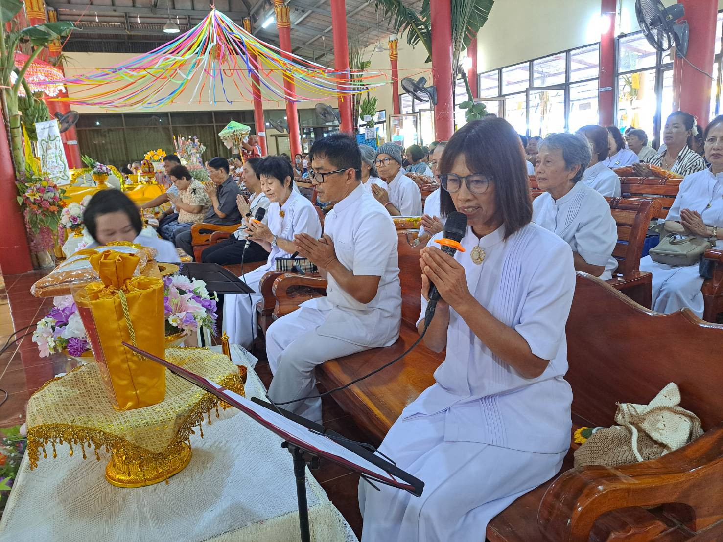 ภาพกล่าวคำถวายกฐินวัดเหมืองแร่