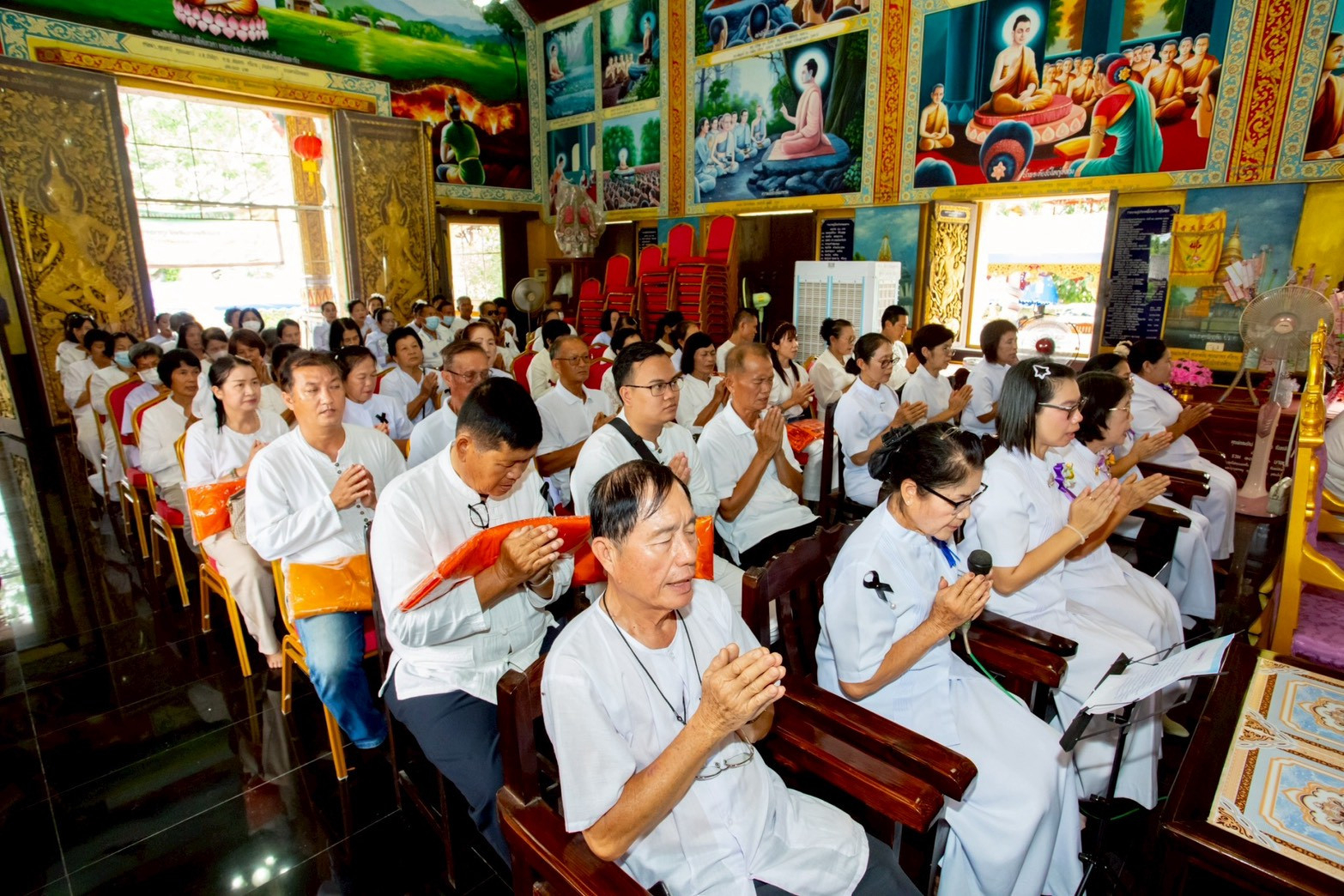 ภาพร่วมพิธีกรรมวัดป่าค่าง