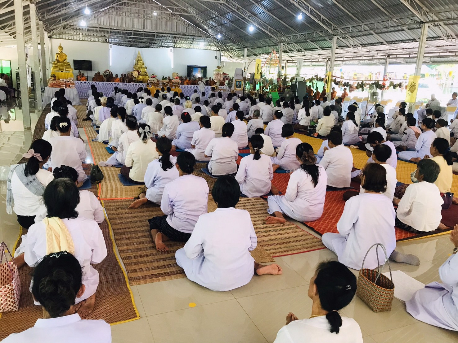 ภาพร่วมพิธีกรรมวัดป่ามหาเรืองบุญเขต