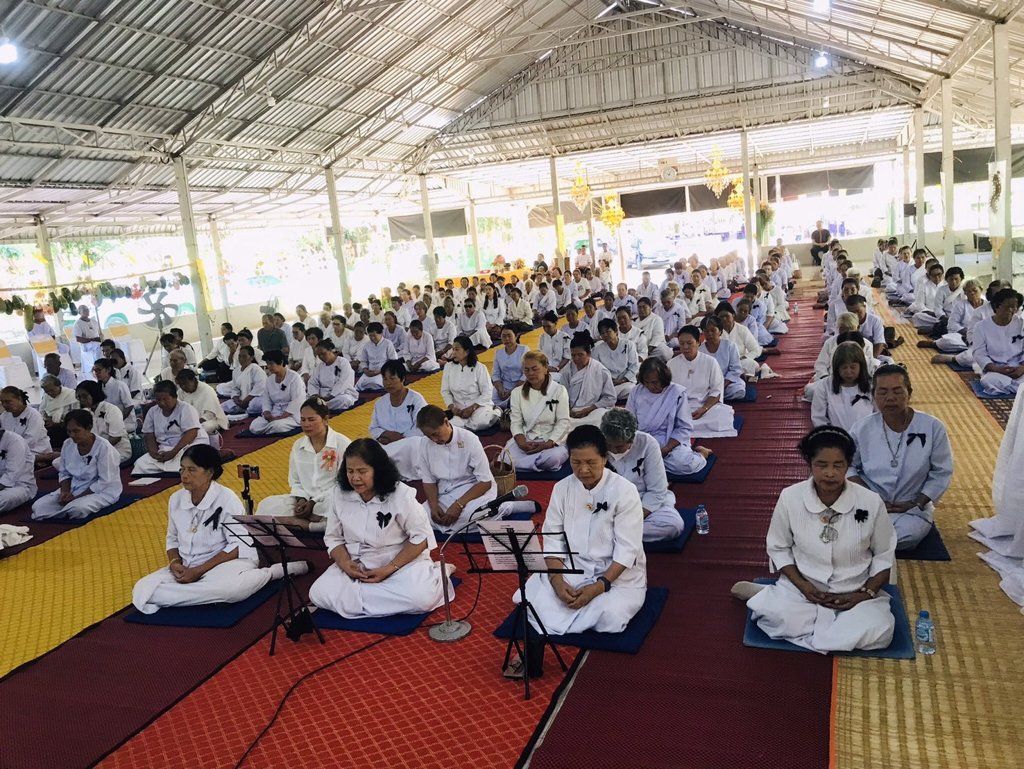ภาพร่วมพิธีกรรมวัดป่ามหาเรืองบุญเขต