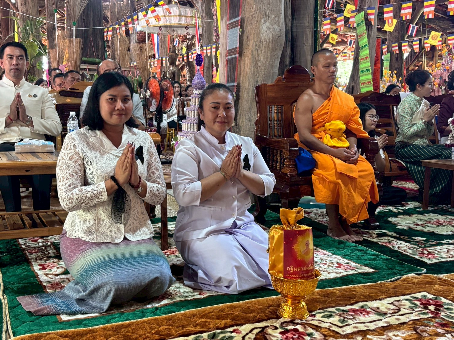 ภาพร่วมพิธีกรรมวัดสุทธิวนาราม