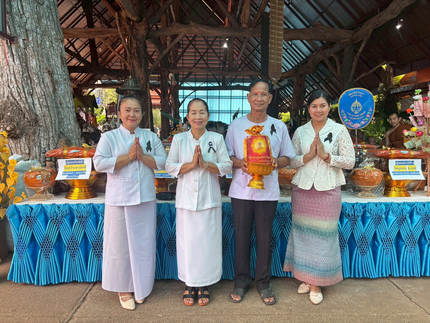 ภาพร่วมพิธีกรรมวัดสุทธิวนาราม