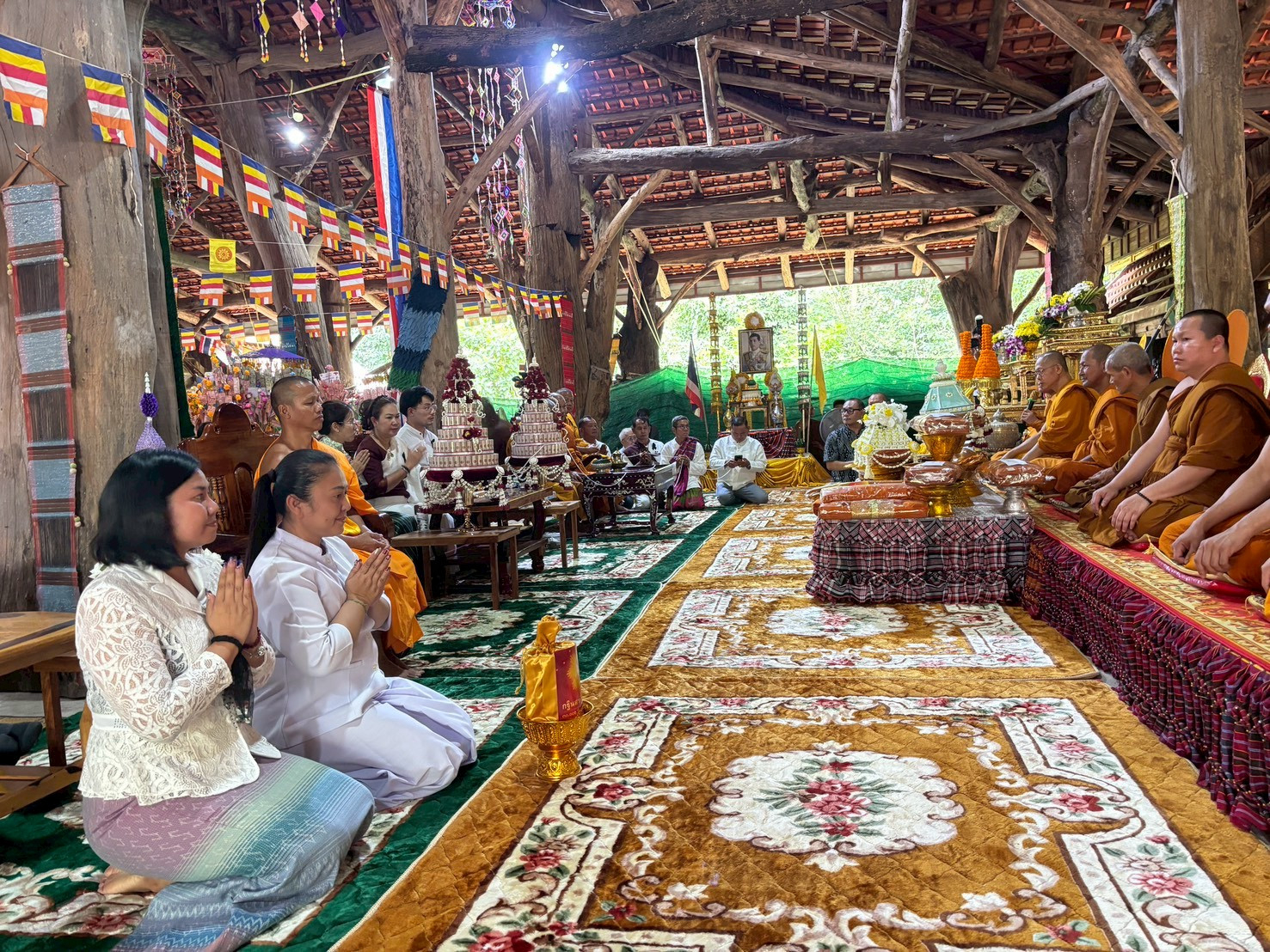 ภาพร่วมพิธีกรรมวัดสุทธิวนาราม