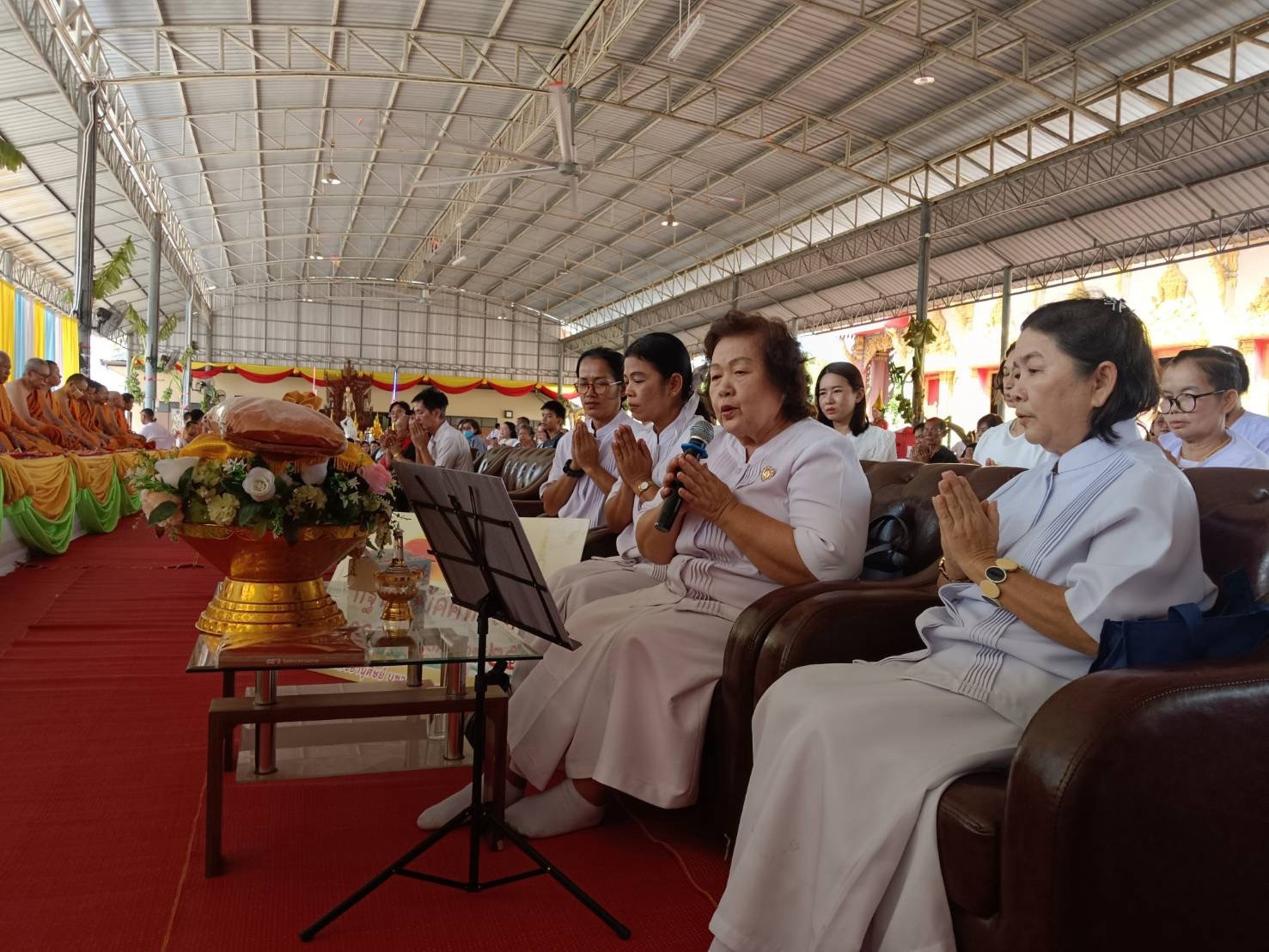 ภาพกล่าวคำถวายกฐินวัดใหม่คลองเจ็ด