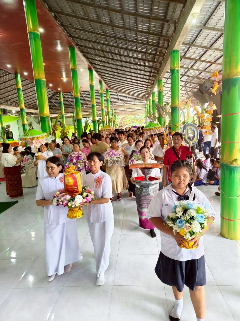 ภาพร่วมพิธีกรรมวัดป่าหนองอิงพิง