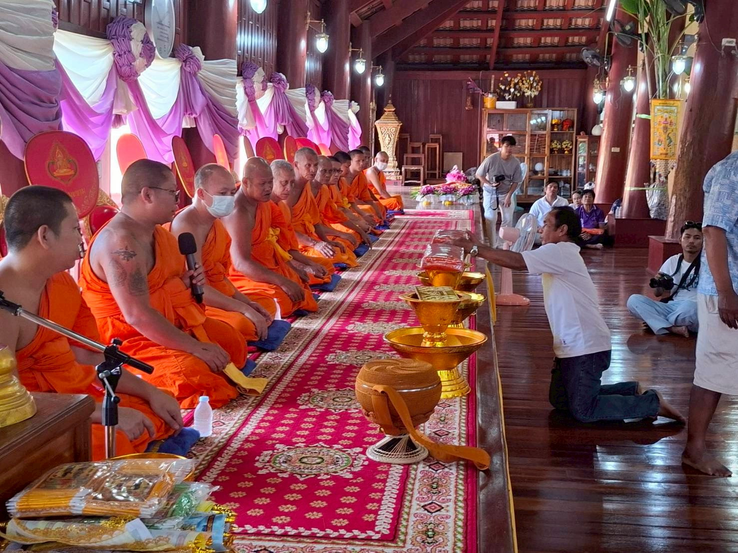 ภาพร่วมพิธีกรรมวัดท่ามะขาม