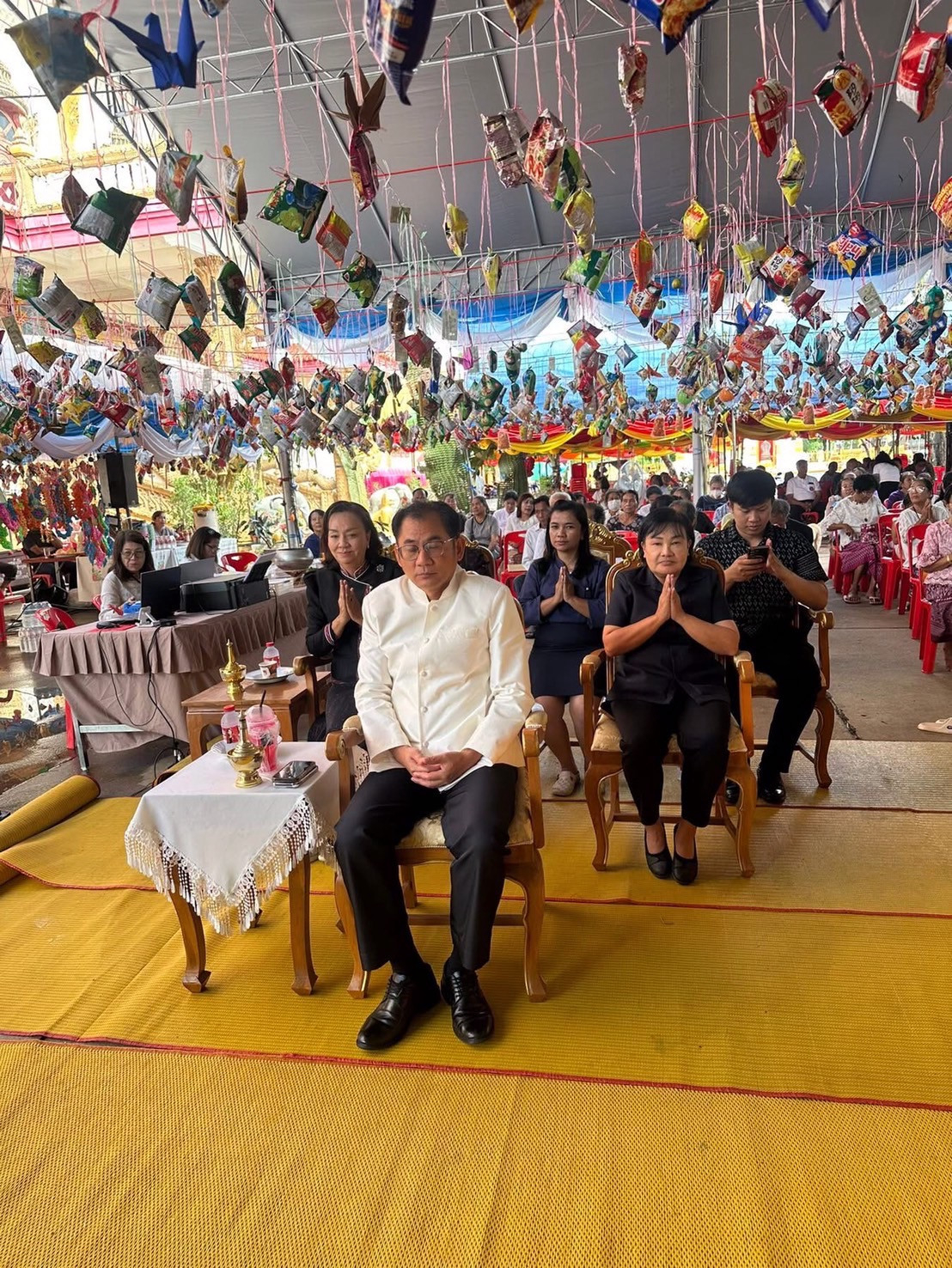 ภาพร่วมพิธีกรรมวัดโนนไทย