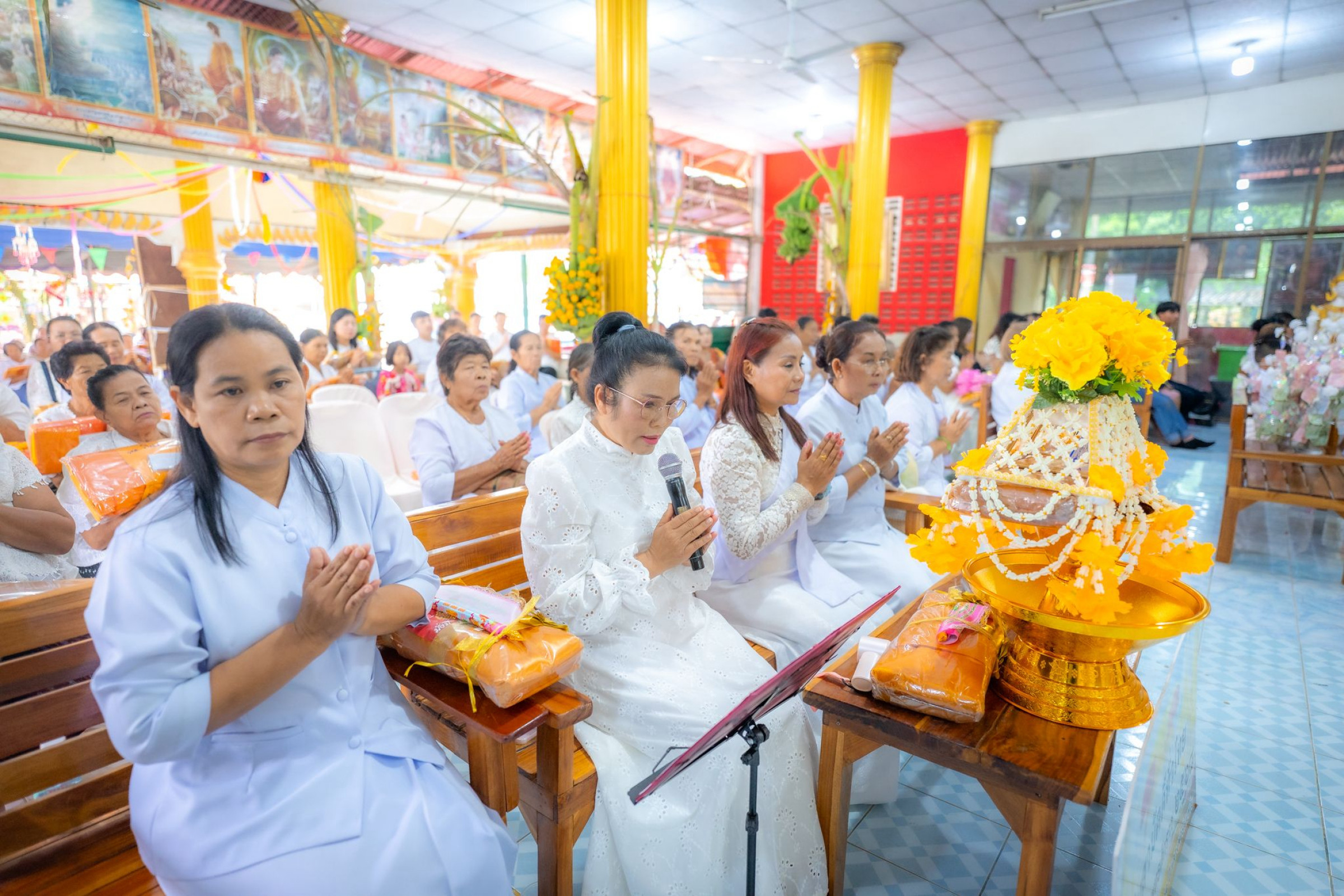 ภาพกล่าวคำถวายกฐินวัดซับตะเคียน