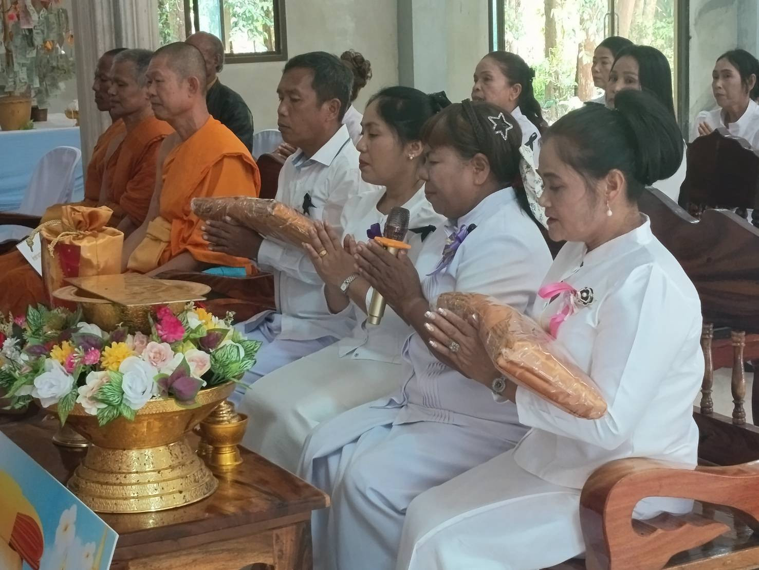 ภาพกล่าวคำถวายกฐินวัดพฤกษาธรรมาราม