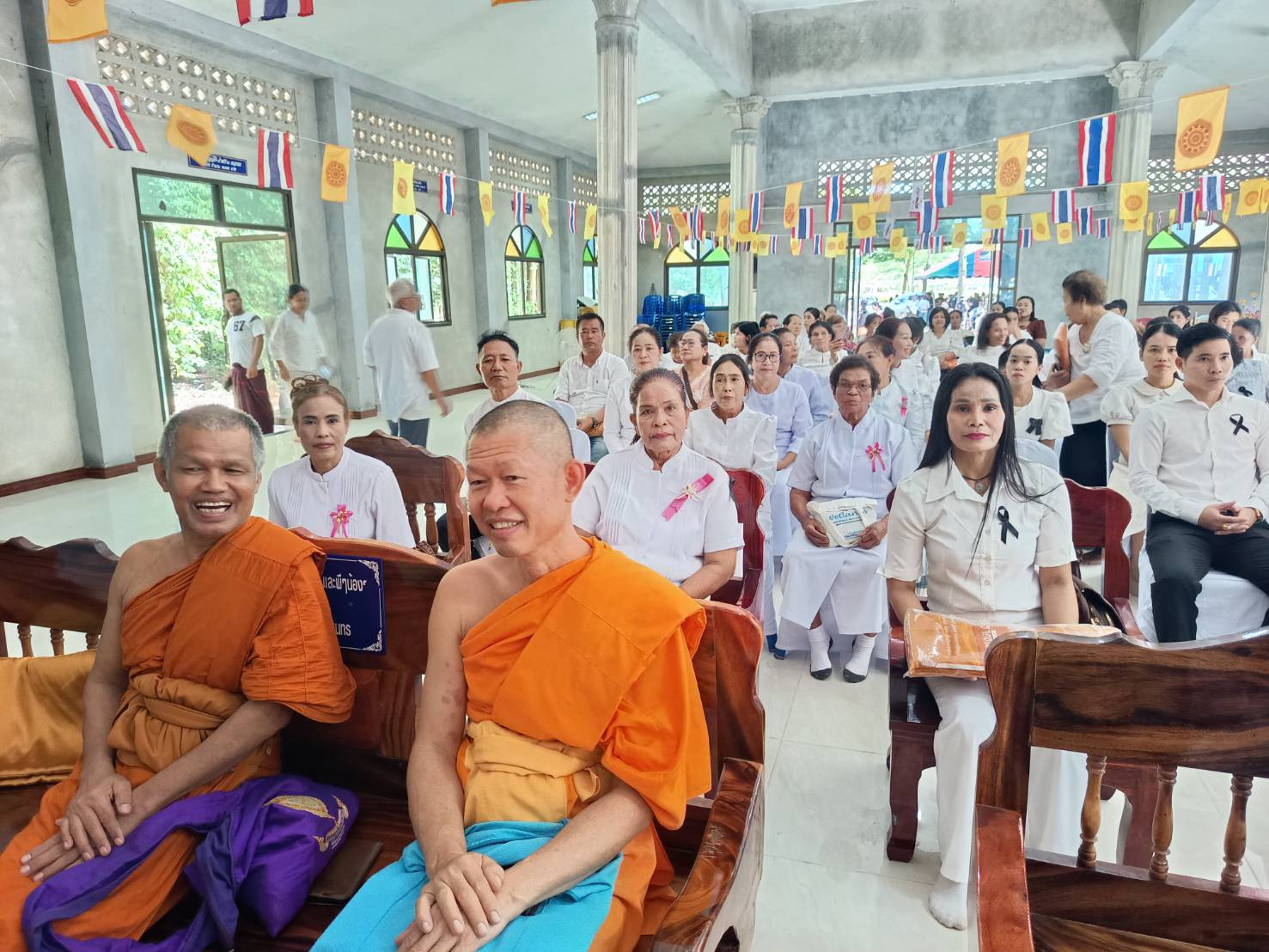 ภาพร่วมพิธีกรรมวัดพฤกษาธรรมาราม