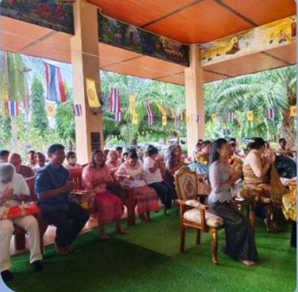 ภาพร่วมพิธีกรรมวัดห้วยทราย